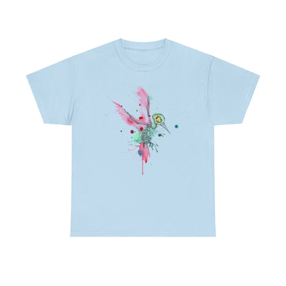 Watercolor Hummingbird Unisex Heavy Cotton Tee