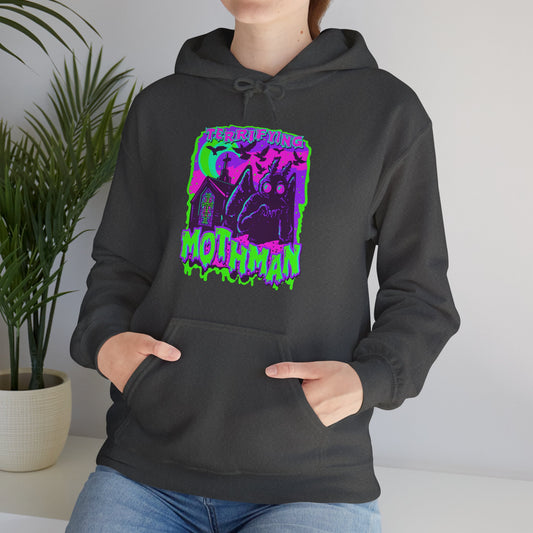 Terrifying Mothman Unisex Heavy Blend Hooded Sweatshirt