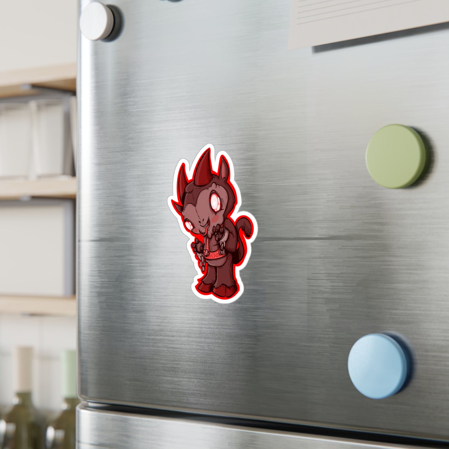 Plushie Krampus Kiss-Cut Vinyl Decal