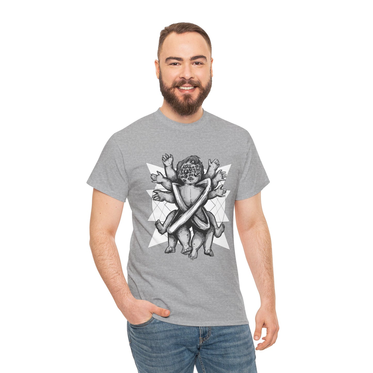 Biblically Accurate Baby Jesus Unisex Heavy Cotton Tee