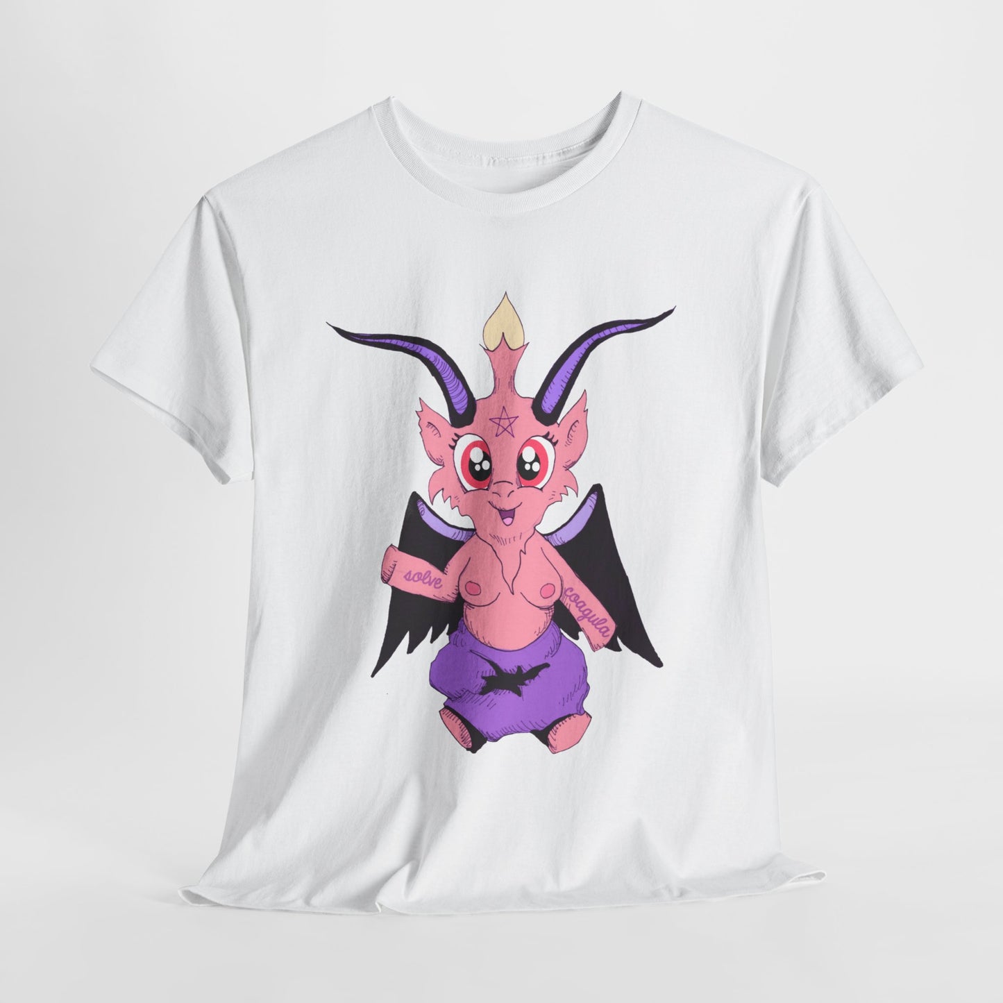 Little Baphomet Unisex Heavy Cotton Tee