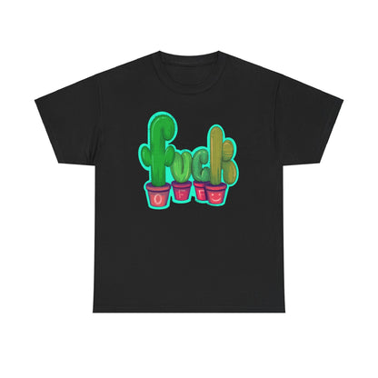 Rude Succulents Unisex Heavy Cotton Tee