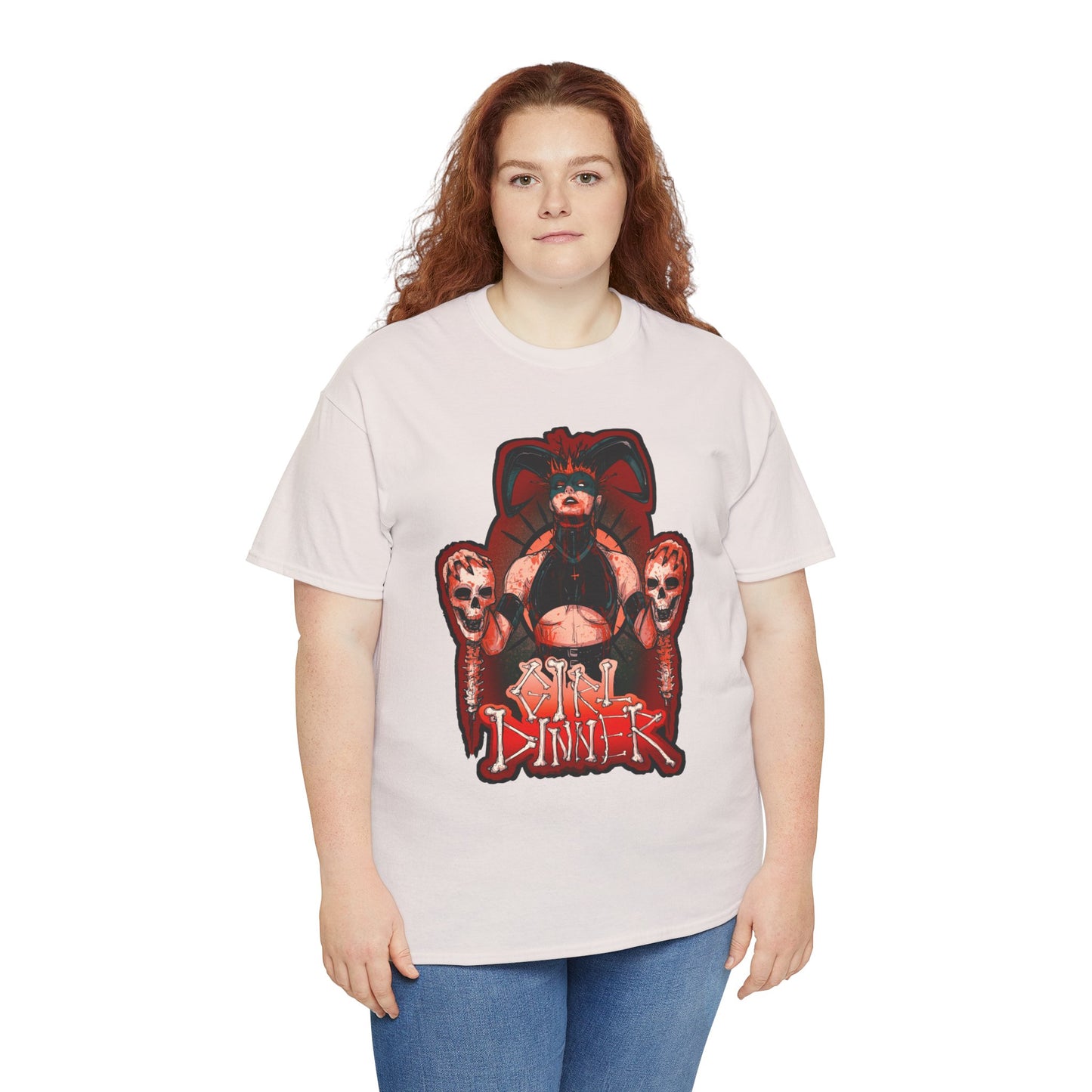 Girl Dinner Unisex Heavy Cotton Tee