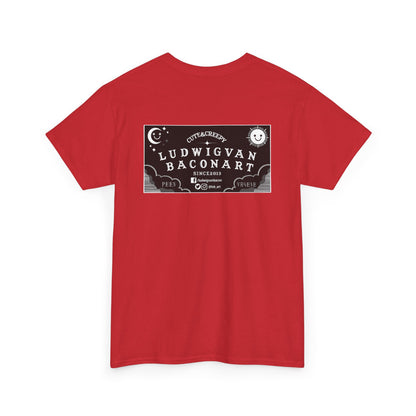 LVB Art Black & White Planchette Unisex Heavy Cotton Tee