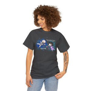 From Here To Mars (White Text) Unisex Heavy Cotton Tee
