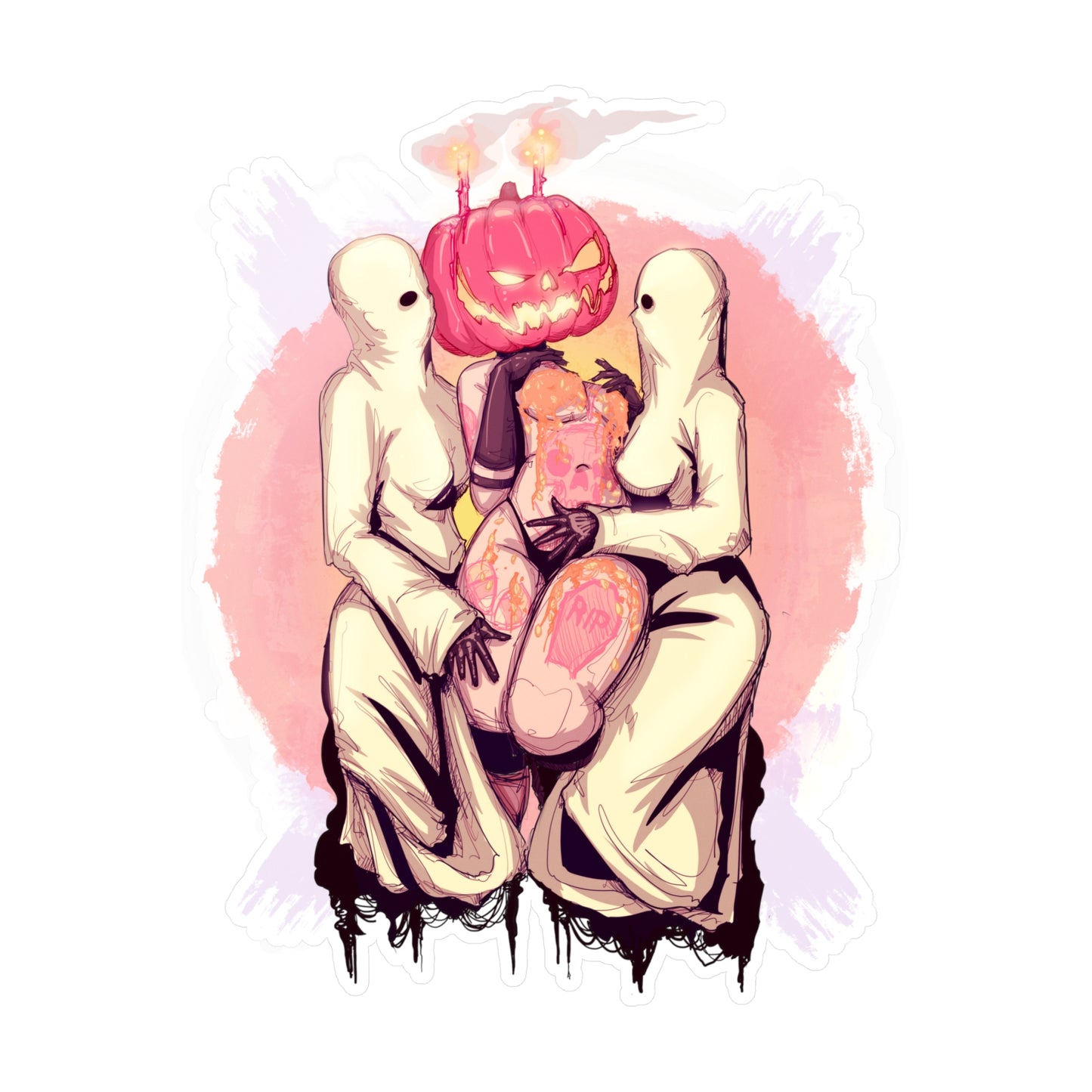 Pumpkin Queen II Kiss-Cut Vinyl Decal