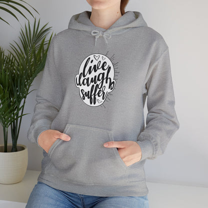 Live Laugh Suffer II Unisex Heavy Blend Hooded Sweatshirt