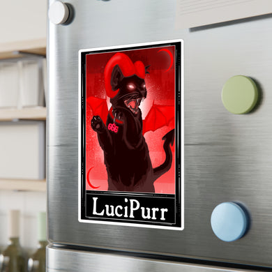 LuciPurr Kiss-Cut Vinyl Decal