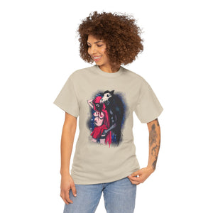 Red Riding Hood & The Wolf Unisex Heavy Cotton Tee