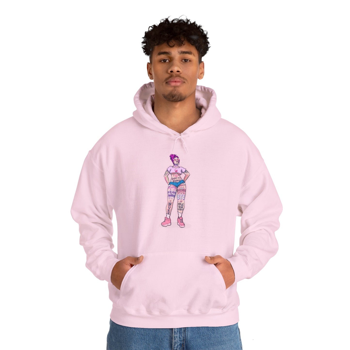 Antisocial Tattoos Unisex Heavy Blend Hooded Sweatshirt