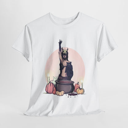 Coffee Witch Unisex Heavy Cotton Tee