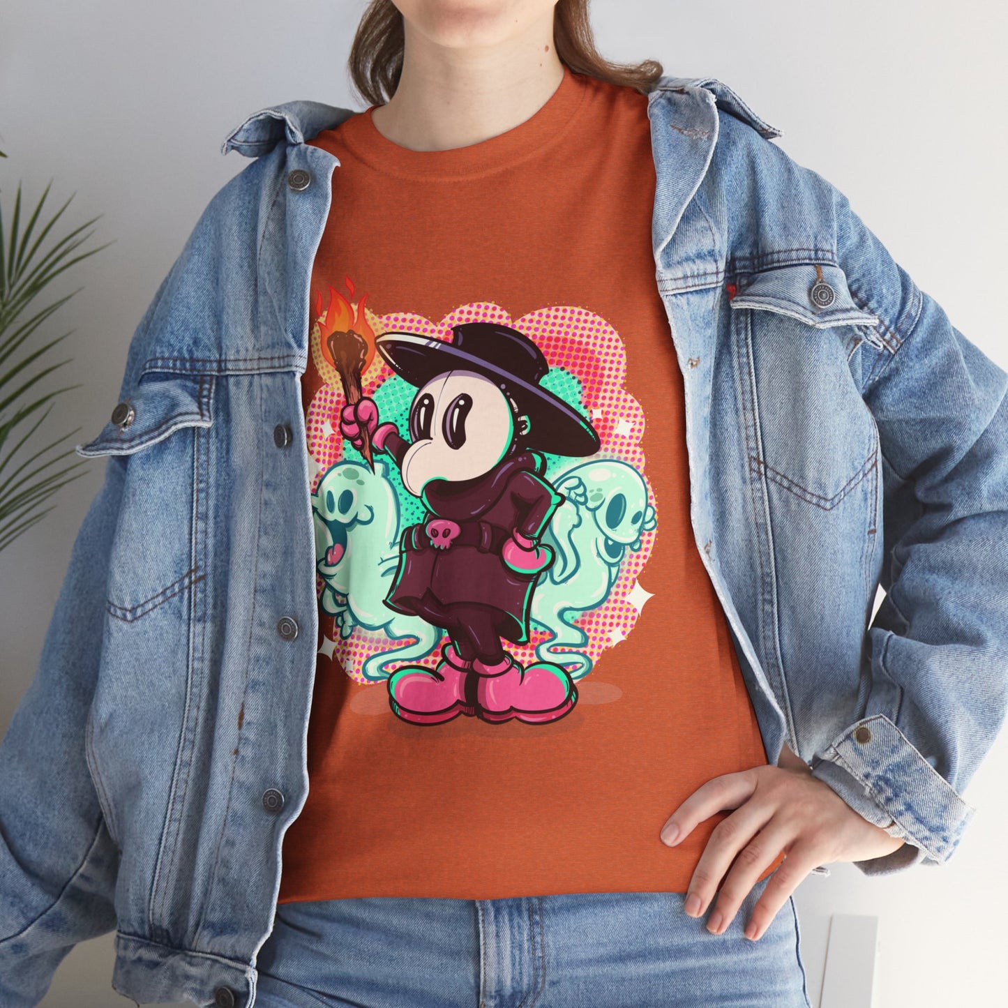 Rubber Hose Plague Doctor Unisex Heavy Cotton Tee