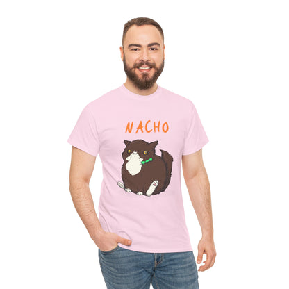 Nacho The Cat Unisex Heavy Cotton Tee