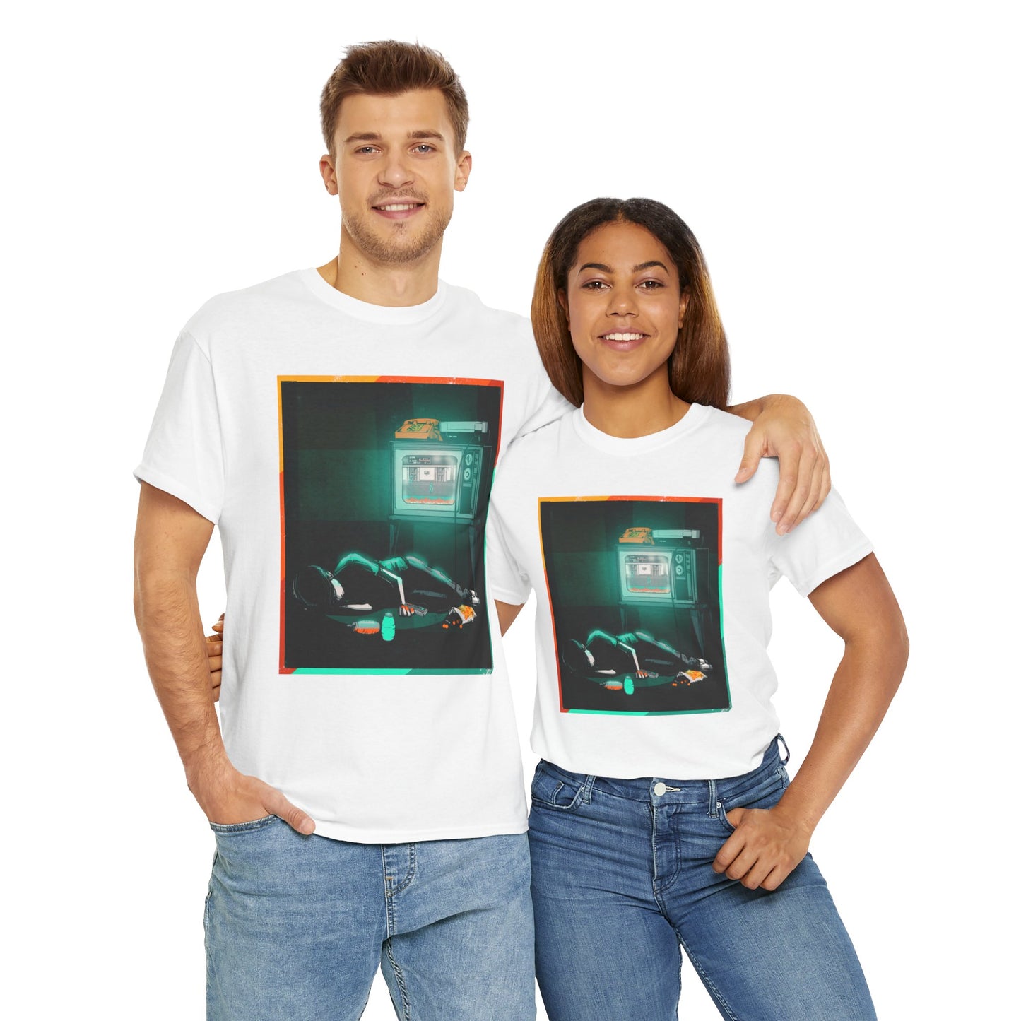 Long Night Unisex Heavy Cotton Tee