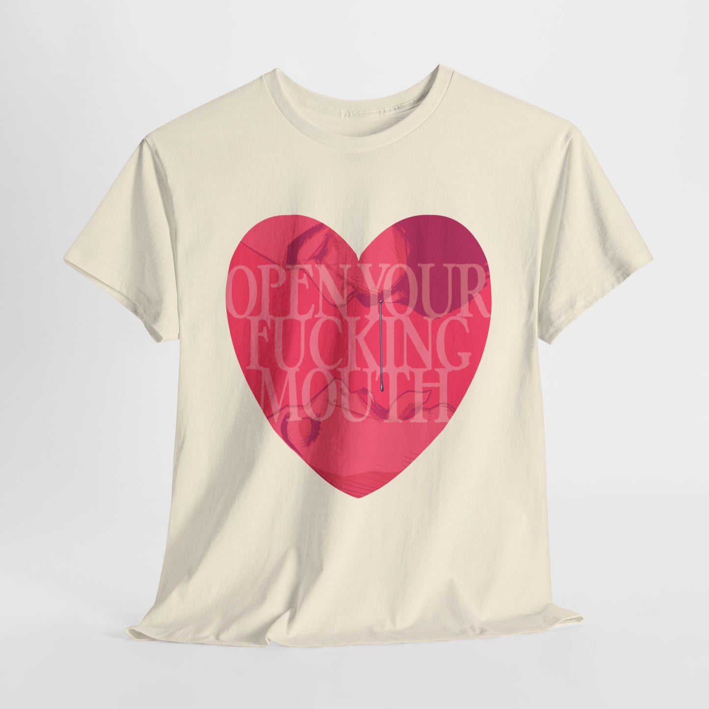 Open Your Mouth Unisex Heavy Cotton Tee