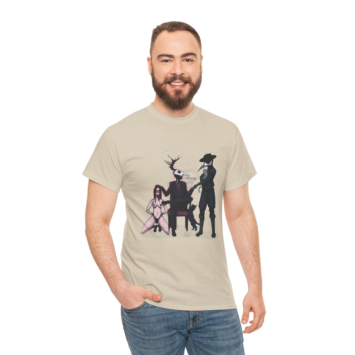 Deer Daddy / Nocturnal Unisex Heavy Cotton Tee