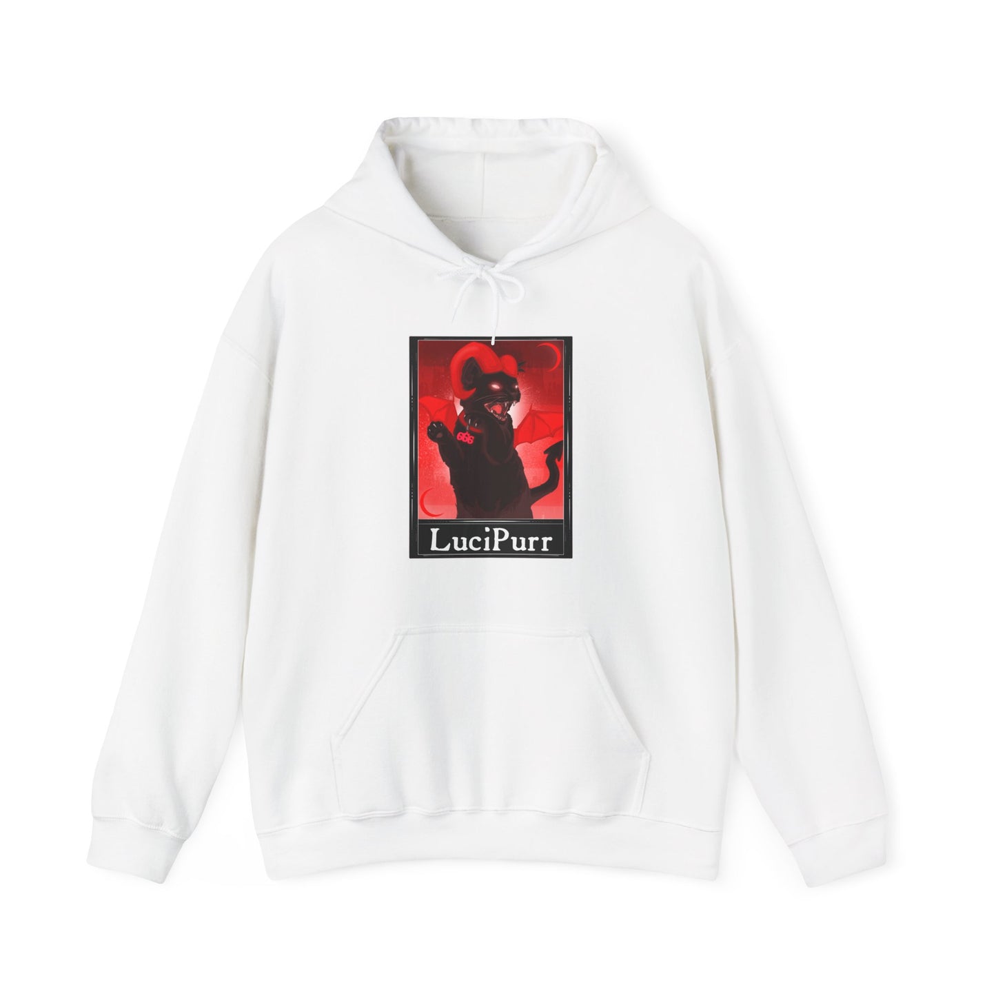 LuciPurr Tarot Unisex Heavy Blend Hooded Sweatshirt