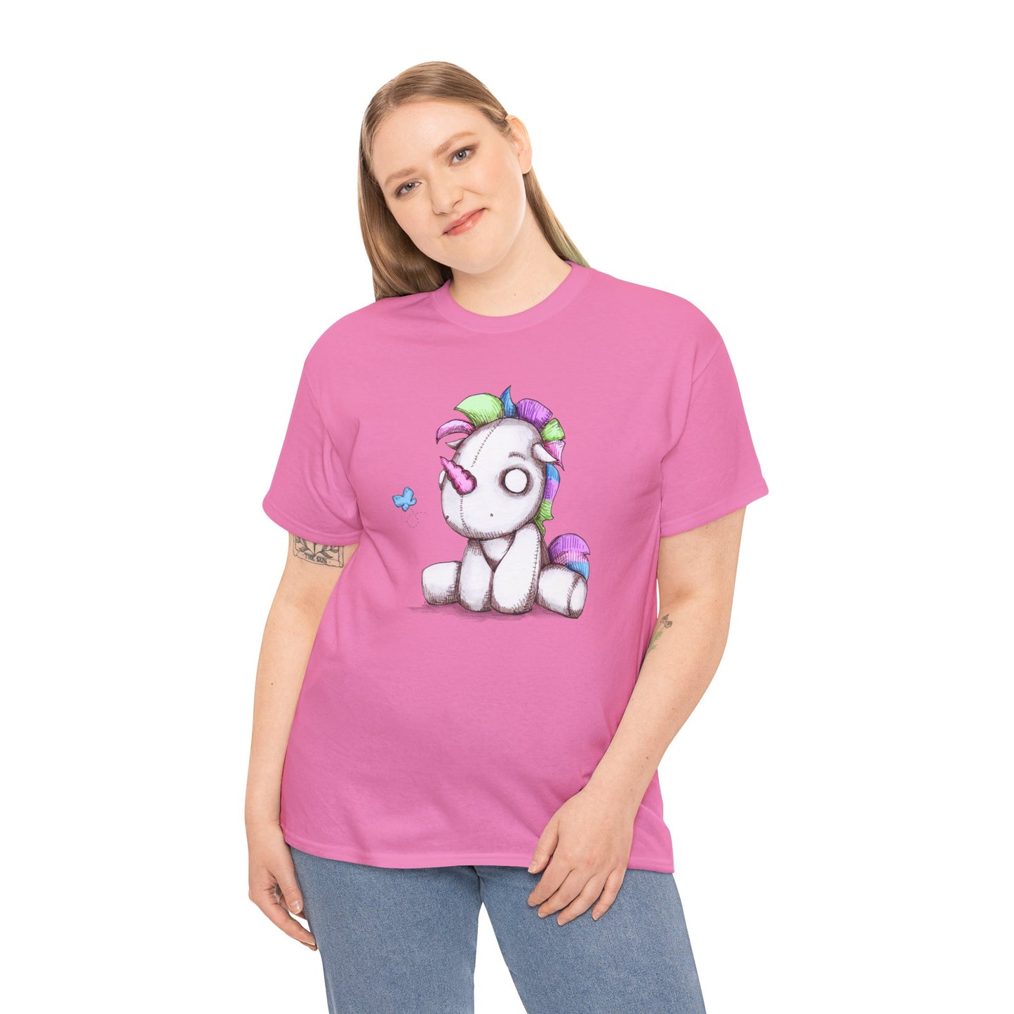 Plushie Unicorn Unisex Heavy Cotton Tee