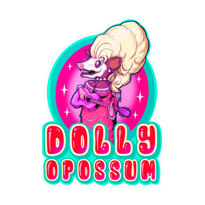 Dolly Opossum Kiss-Cut Vinyl Decal