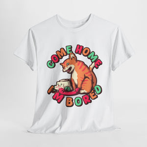 Bored Cat Unisex Heavy Cotton Tee