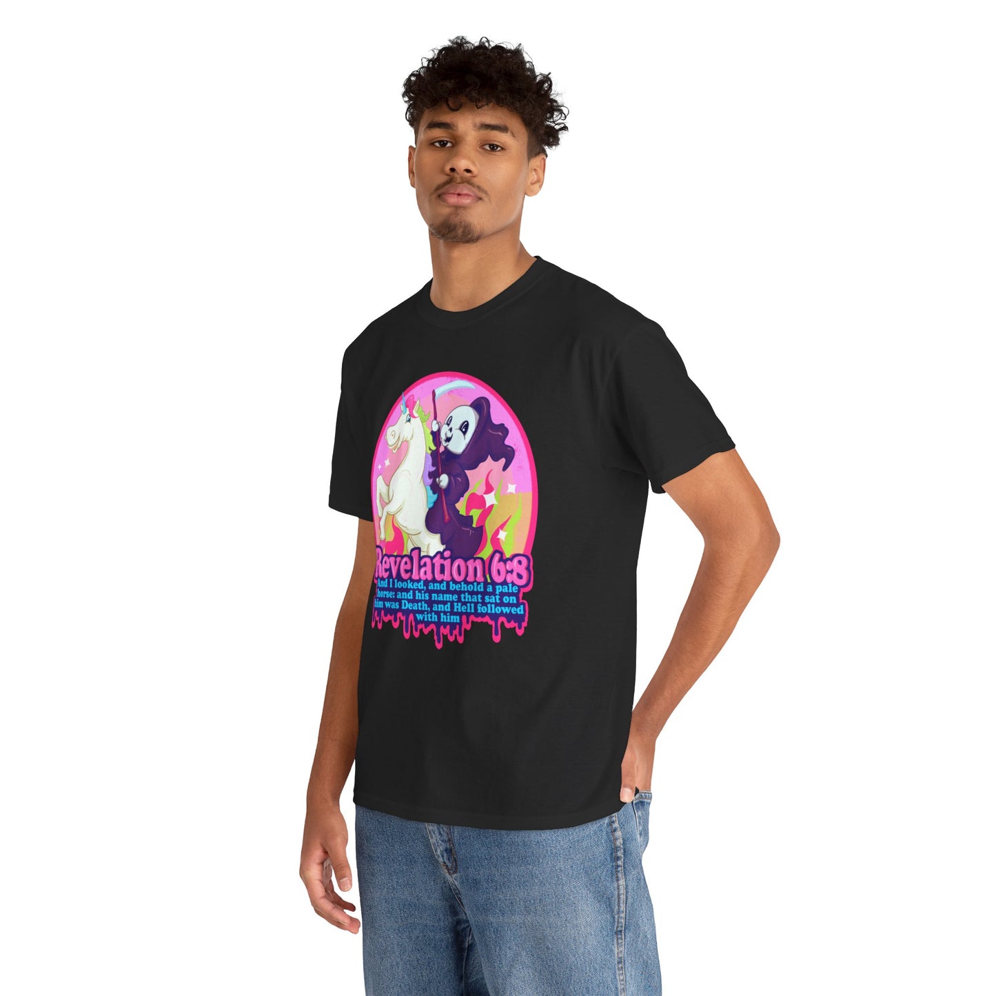 Revelation 6:8 Unisex Heavy Cotton Tee