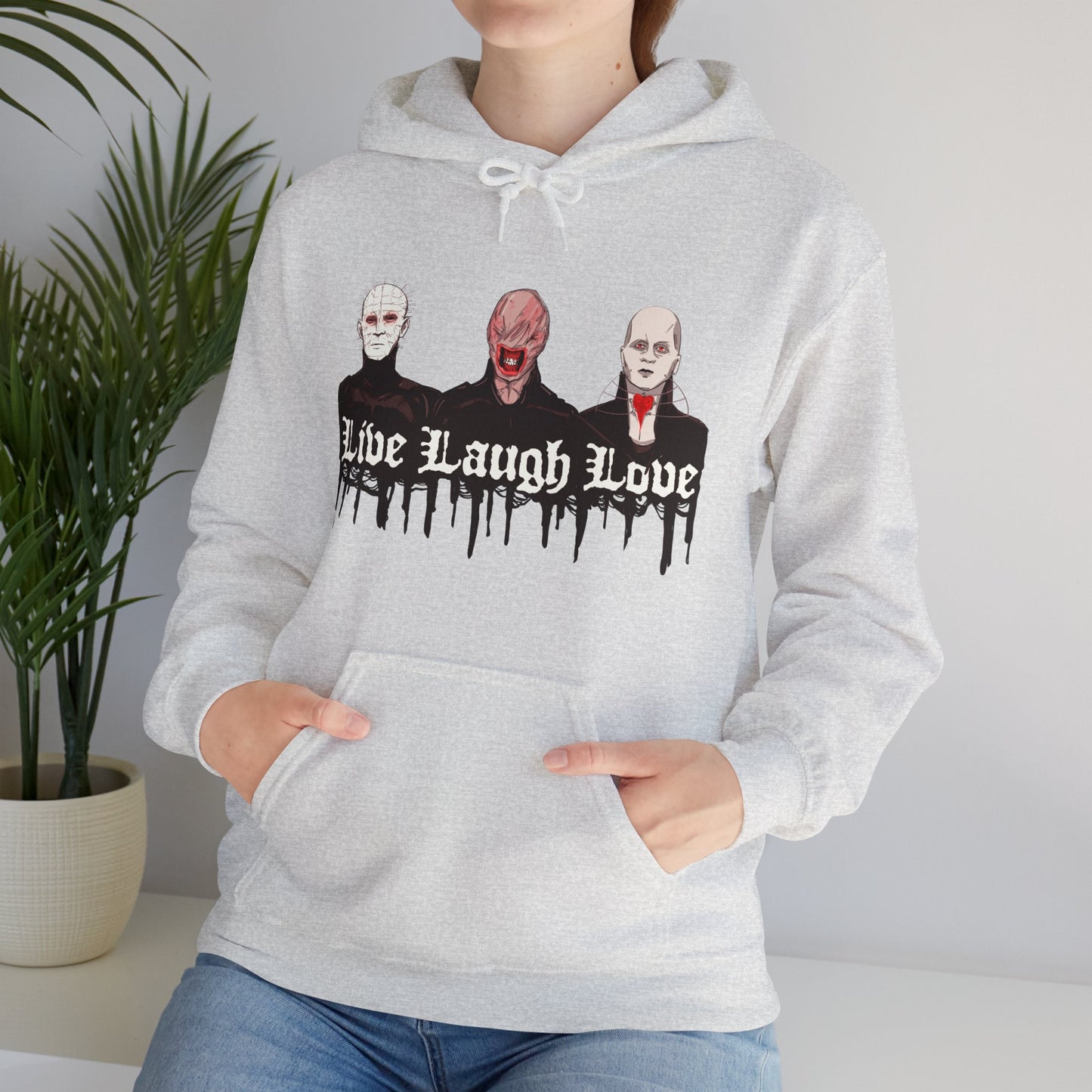 Live Laugh Suffer Unisex Heavy Blend Hooded Sweatshirt
