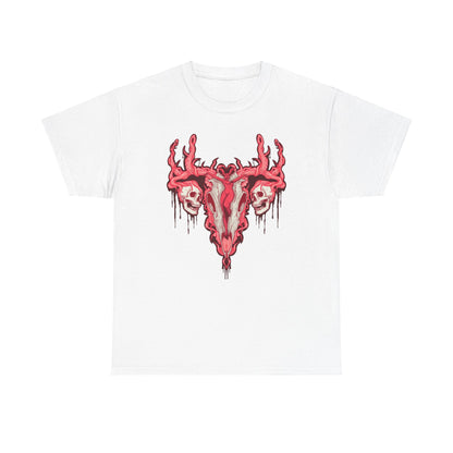 Uterus From Hell Unisex Heavy Cotton Tee