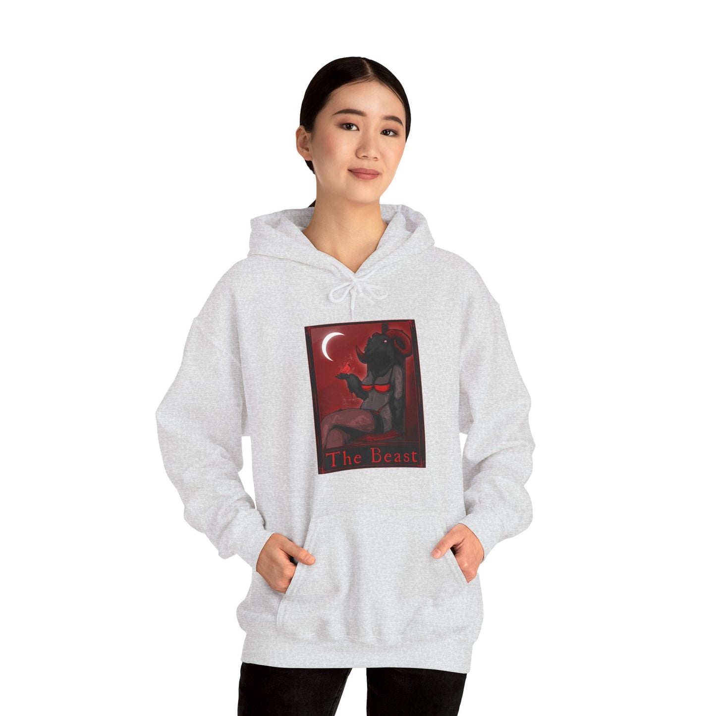 The Beast Tarot Unisex Heavy Blend Hooded Sweatshirt