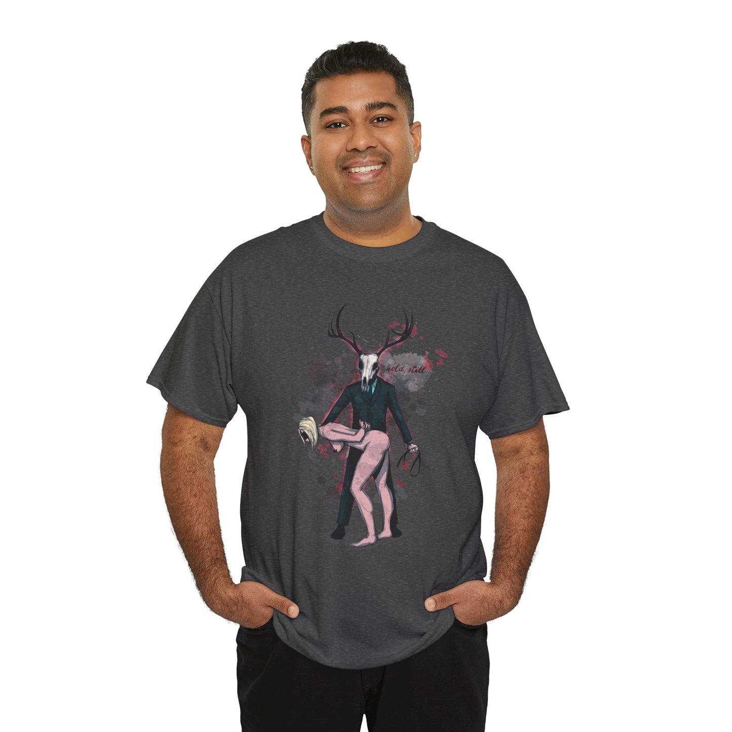 Deer Daddy Series 3: Hold Still Unisex Heavy Cotton Tee