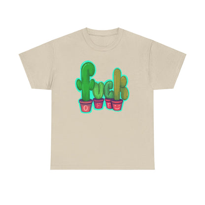 Rude Succulents Unisex Heavy Cotton Tee