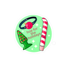 Hoe For The Holidays Kiss-Cut Vinyl Decal