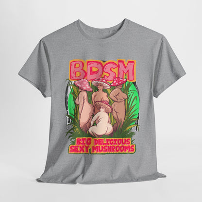 Big Delicious Sexy Mushrooms Unisex Heavy Cotton Tee