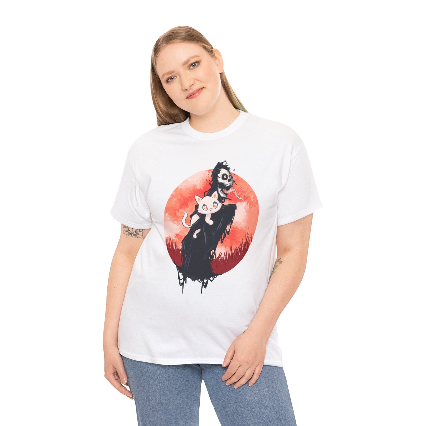 Cat Person Unisex Heavy Cotton Tee