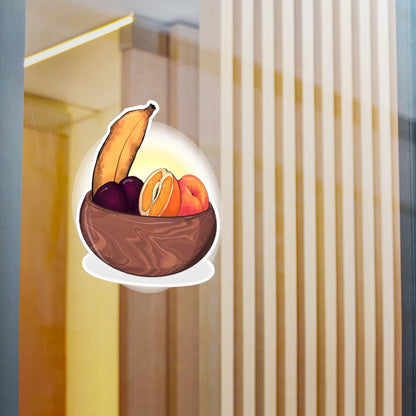 Adult Fruit Basket Kiss-Cut Vinyl Decal