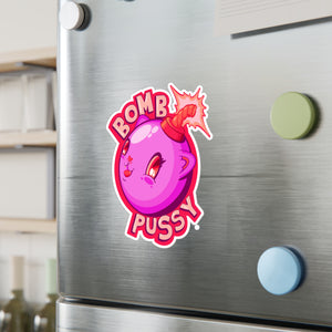 Bomb Pussy Kiss-Cut Vinyl Decal