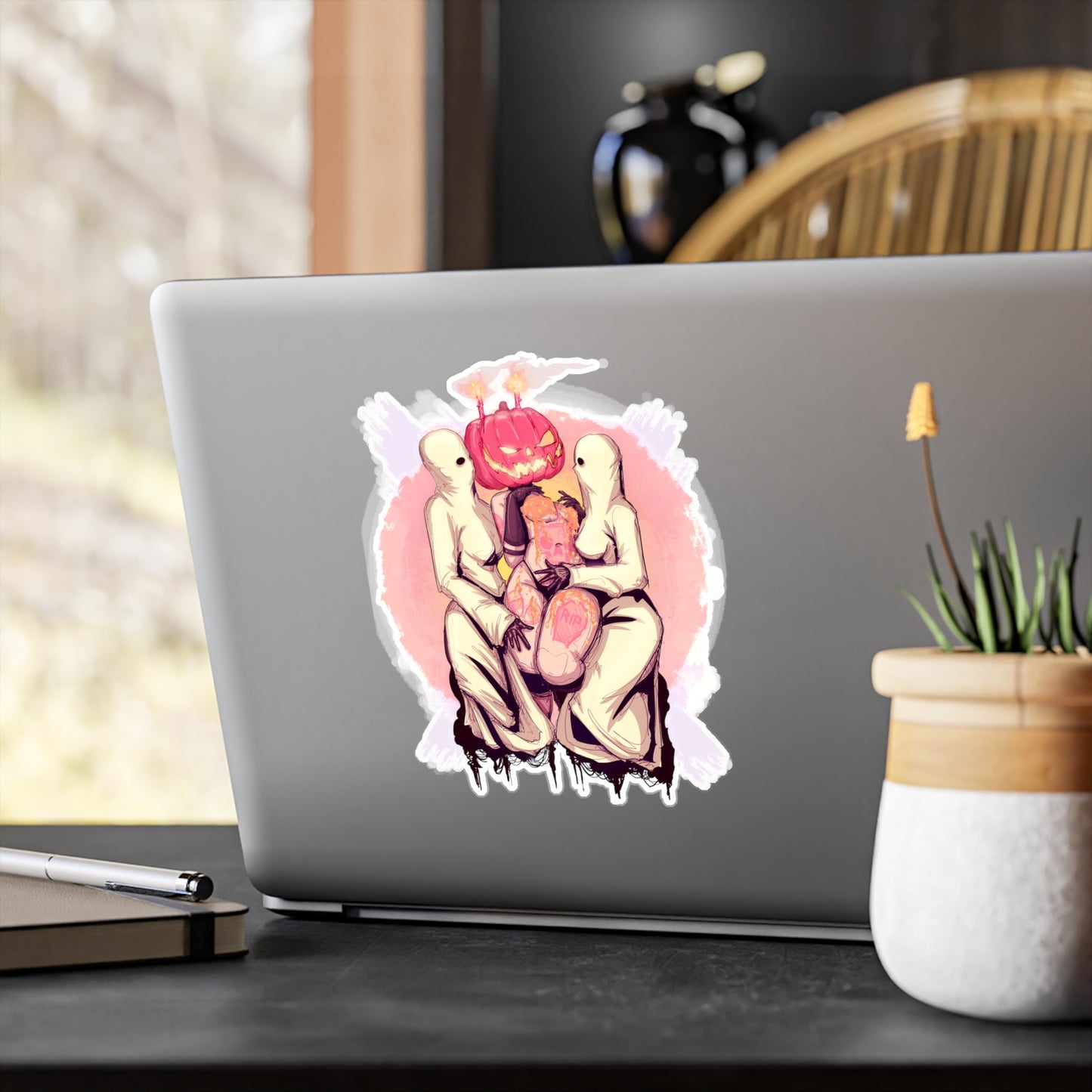 Pumpkin Queen II Kiss-Cut Vinyl Decal