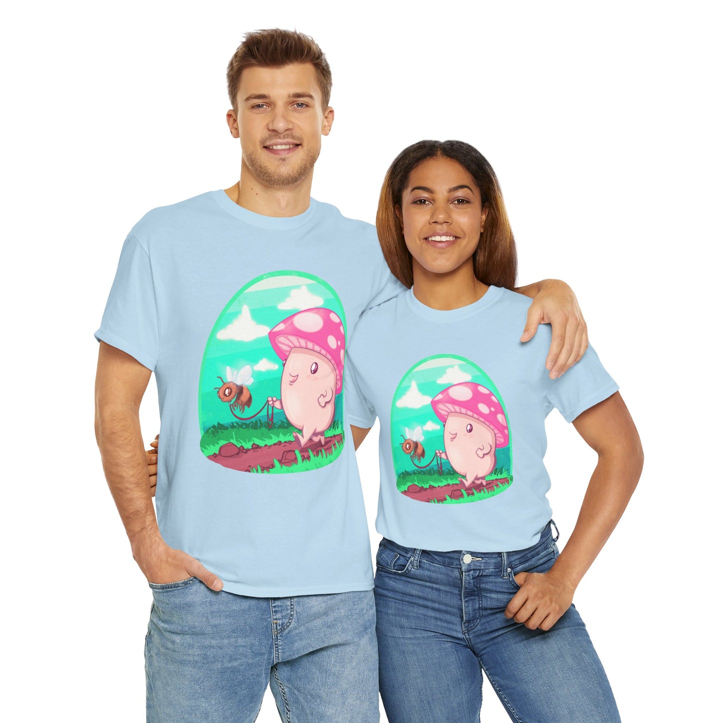 Bee Walk Unisex Heavy Cotton Tee