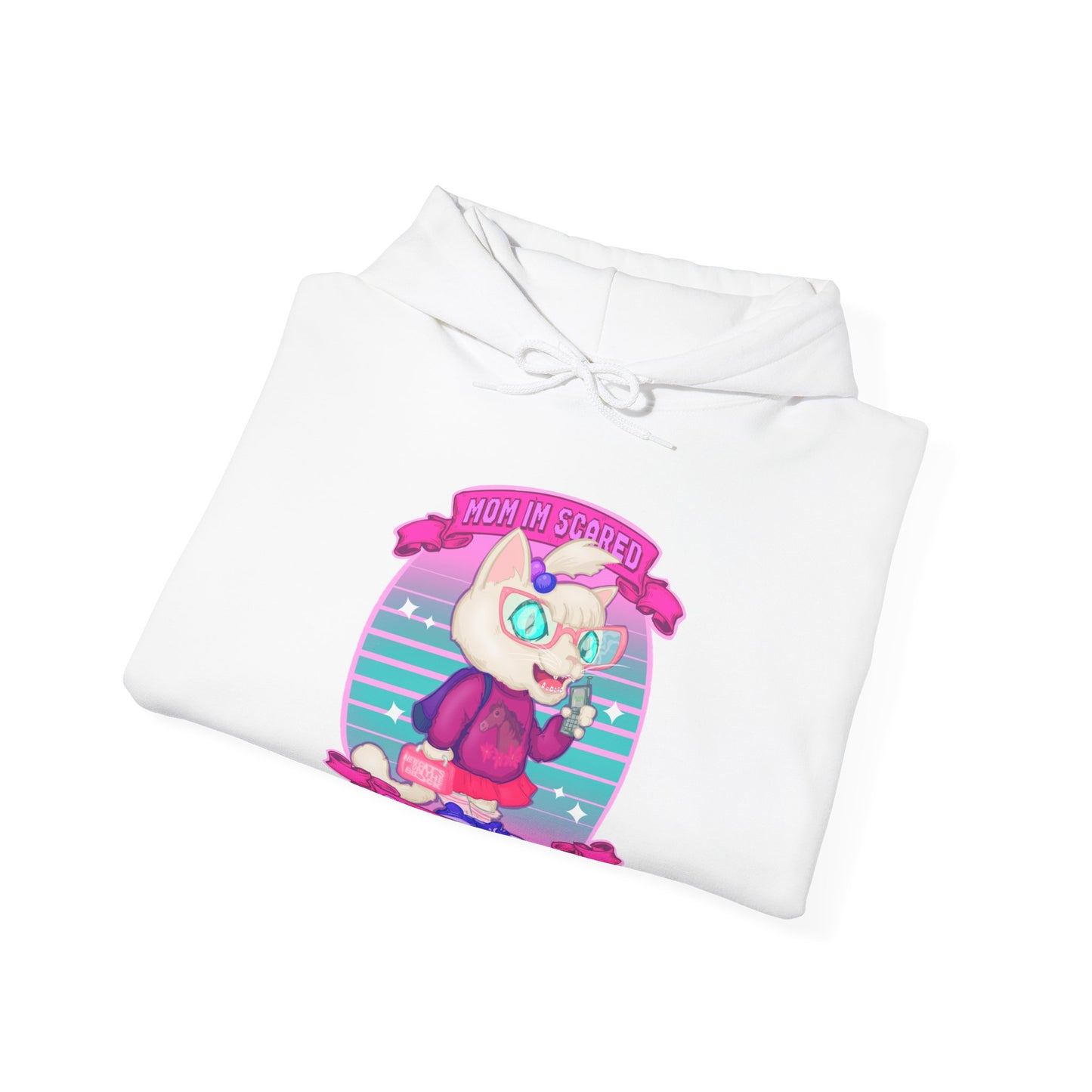 Mom I'm Scared Unisex Heavy Blend Hooded Sweatshirt