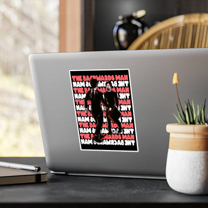 The Backwards Man Kiss-Cut Vinyl Decal