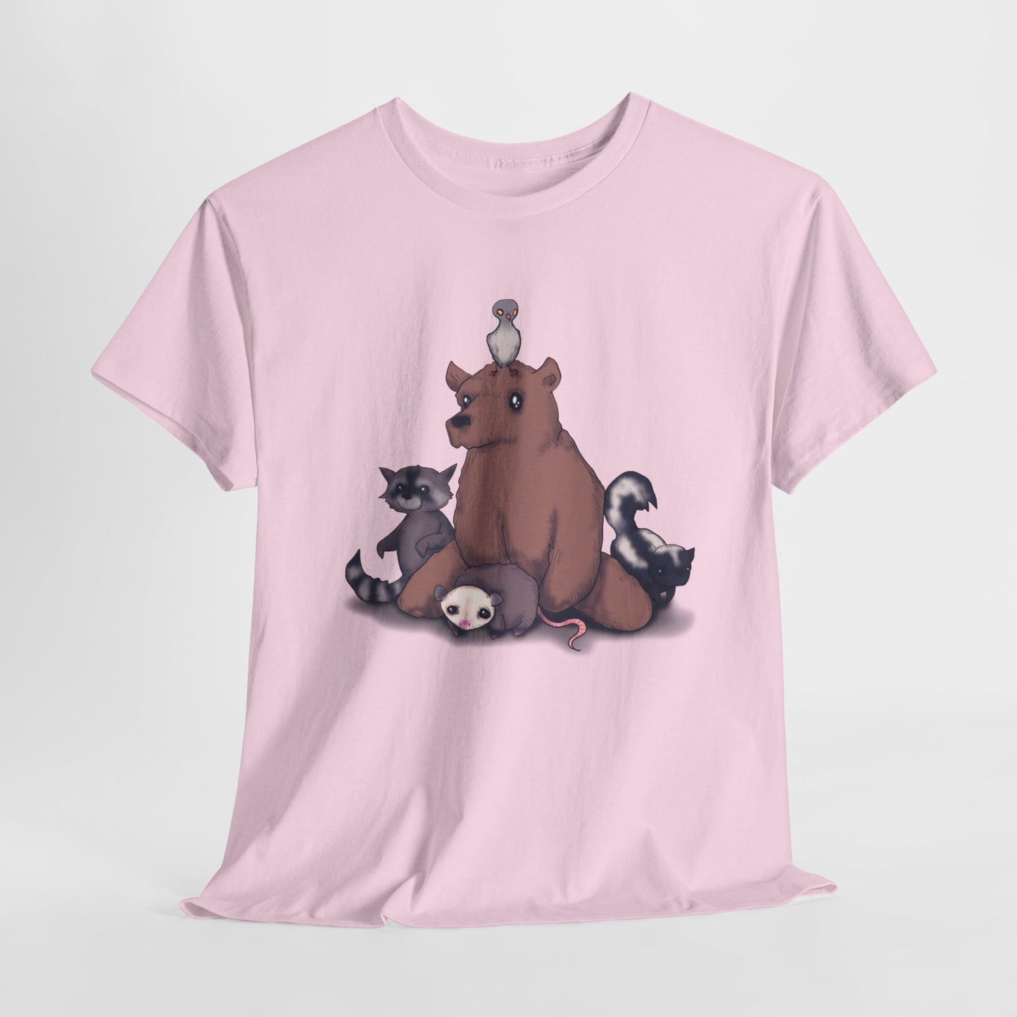 Trash Animals Unisex Heavy Cotton Tee