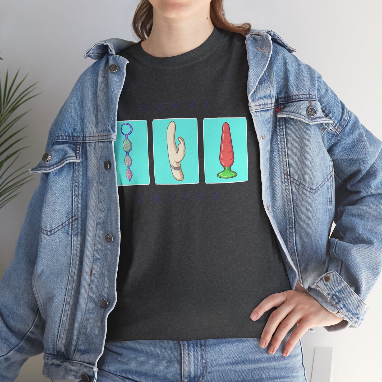 Horny Easter Unisex Heavy Cotton Tee
