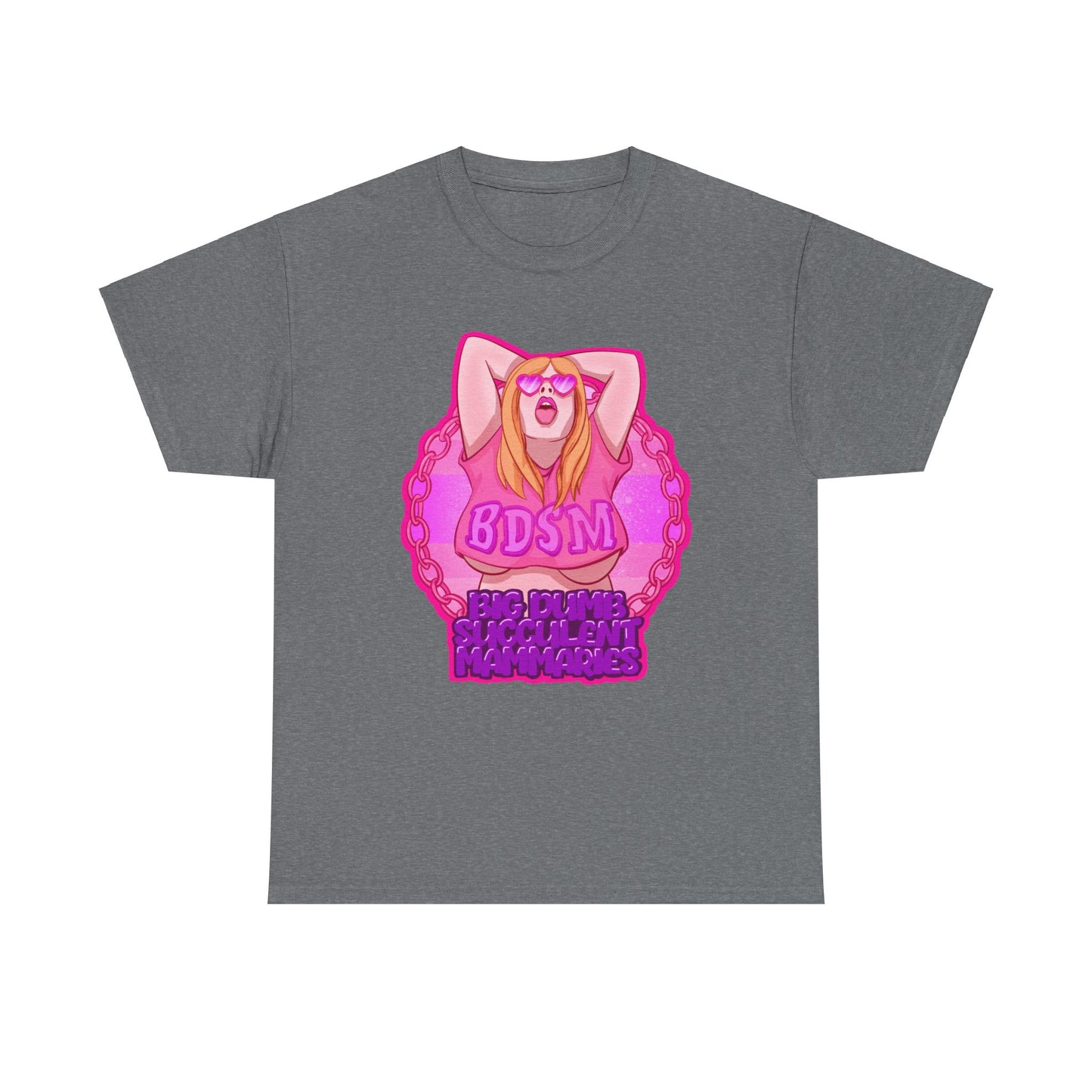 Big Dumb Succulent Mammaries Unisex Heavy Cotton Tee