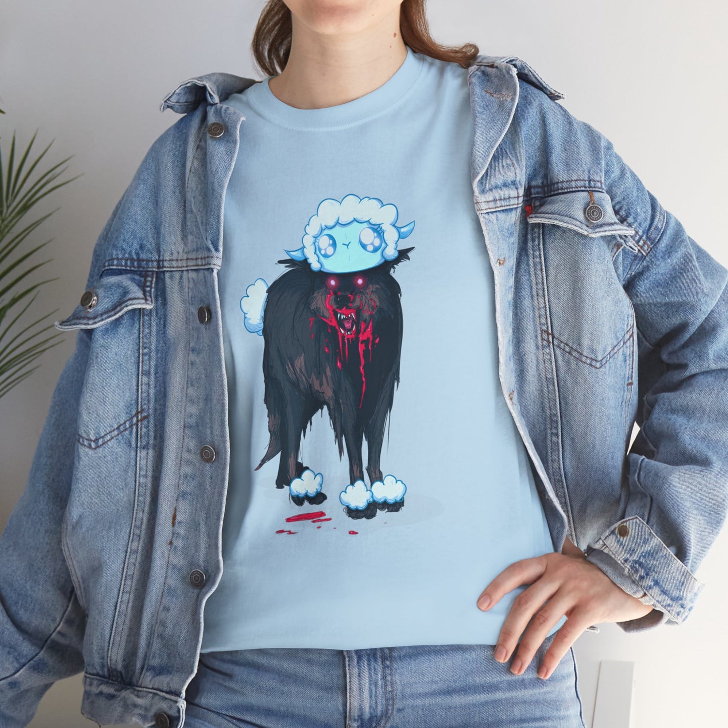 Wolf In Sheep's Clothing Unisex Heavy Cotton Tee