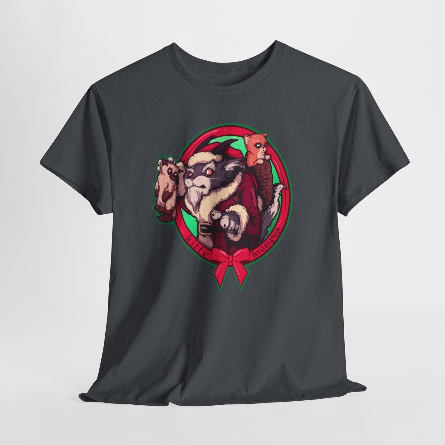 Kitty Krampus Unisex Heavy Cotton Tee