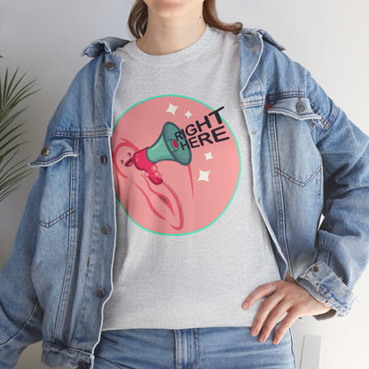 Right Here Unisex Heavy Cotton Tee