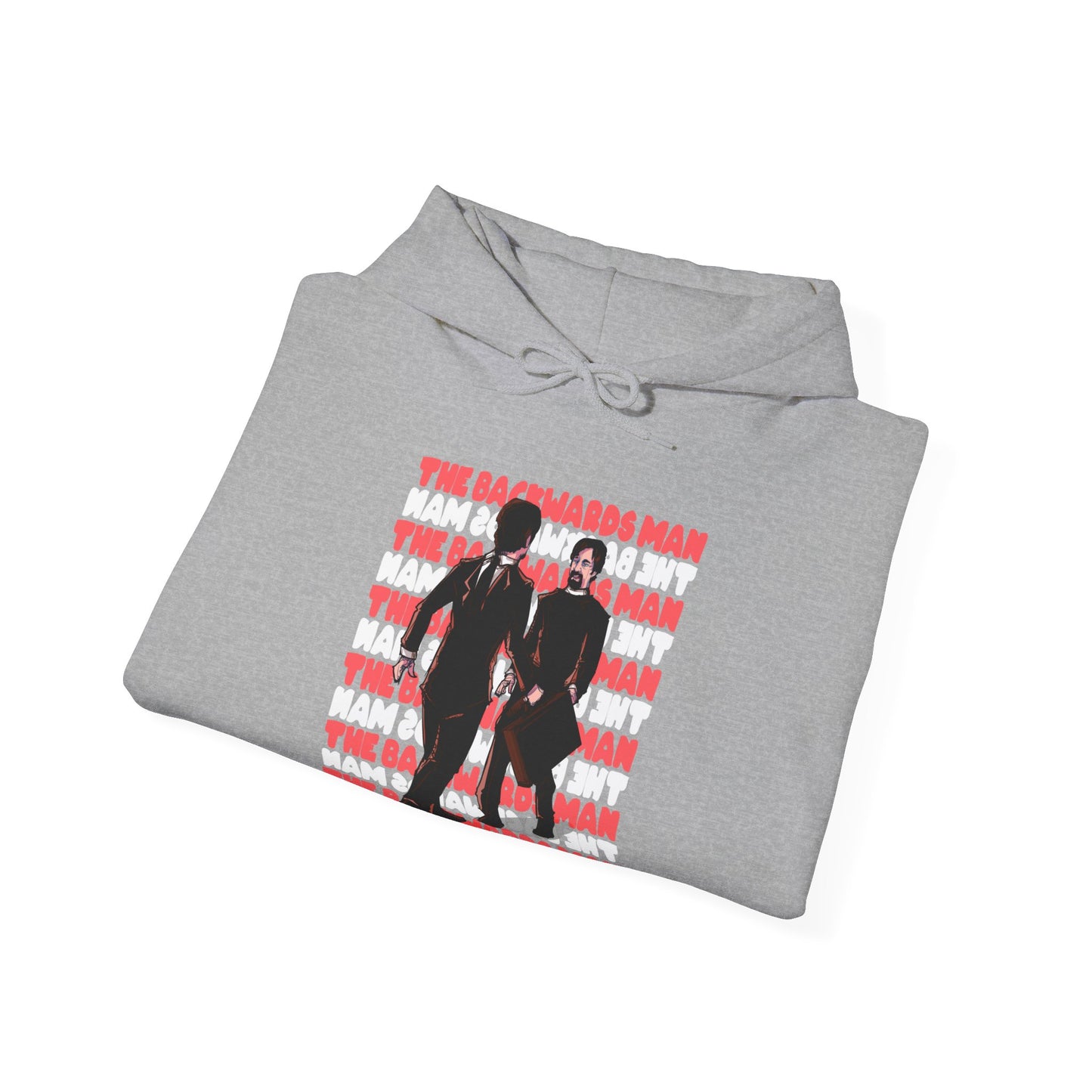 The Backwards Man Unisex Heavy Blend Hooded Sweatshirt