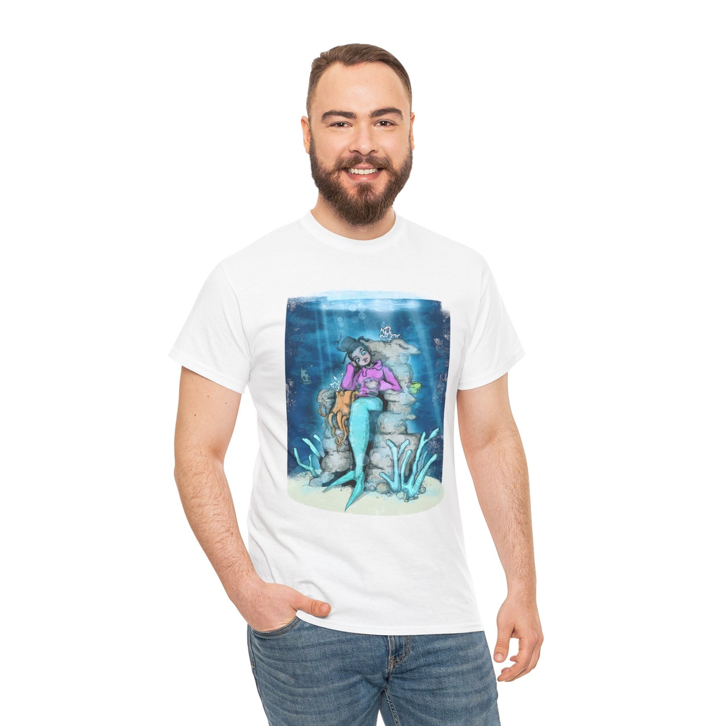 Mermaid Life Unisex Heavy Cotton Tee