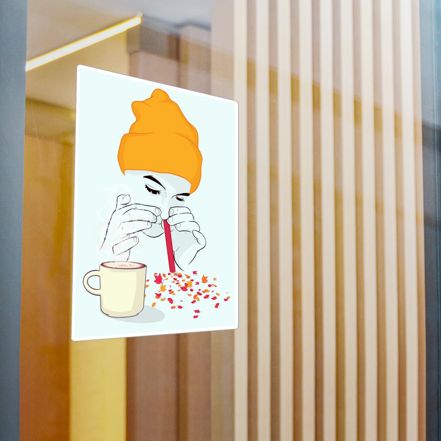 Fall Addict Kiss-Cut Vinyl Decal