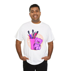 Valentines Bear Unisex Heavy Cotton Tee