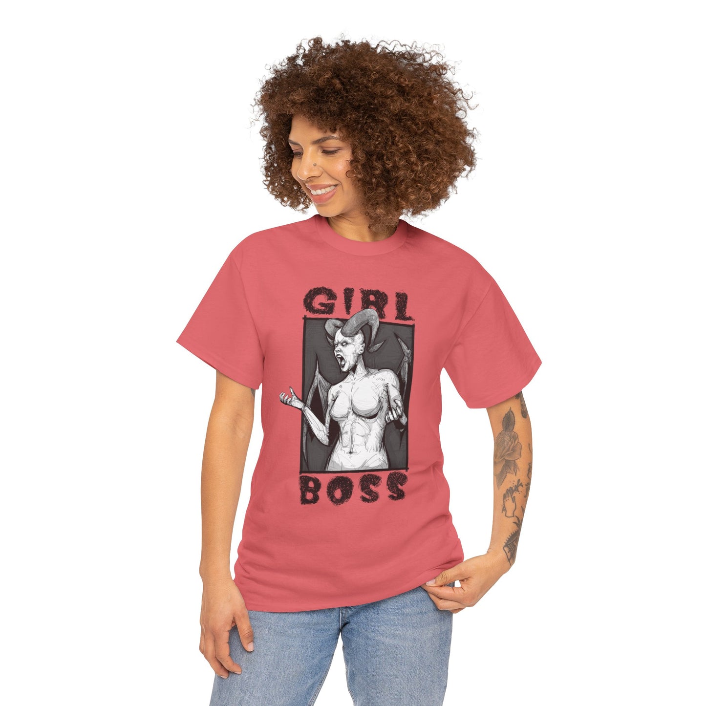 Girl Boss Unisex Heavy Cotton Tee